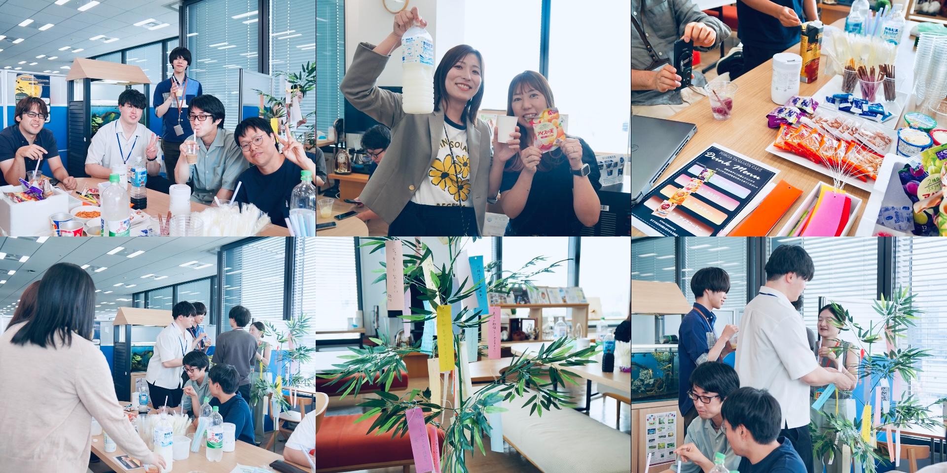 七夕をきっかけに、社員がつながるひととき ― FORCIA TANABATA CAFE